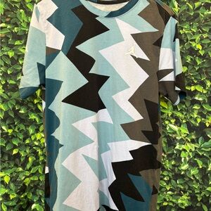 Jordan Men's Short Sleeve Graphic Tee in Teal, Black & White